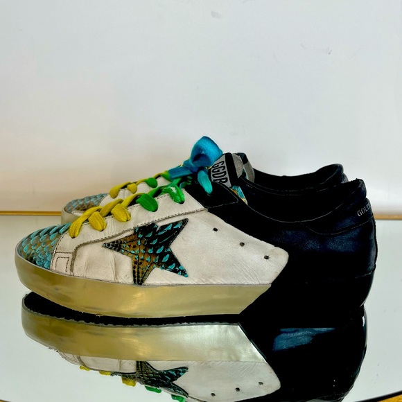 One of a Kind Python Skin Golden Goose Super Stars EU 39 - Picture 6 of 12